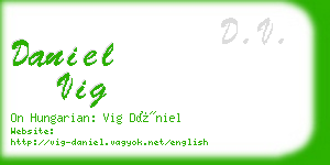 daniel vig business card